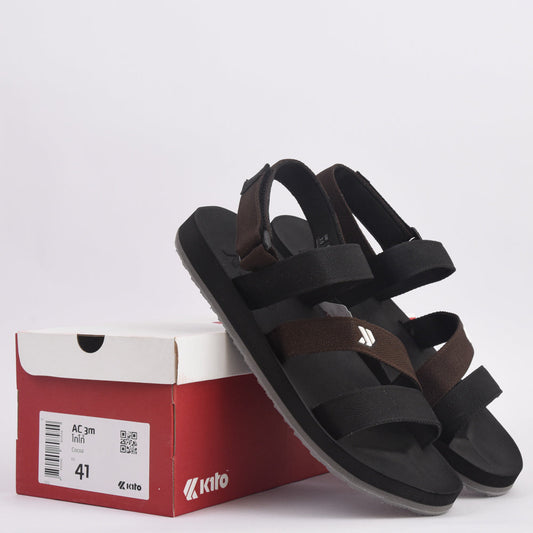 Sandale Kito Noir & Marron