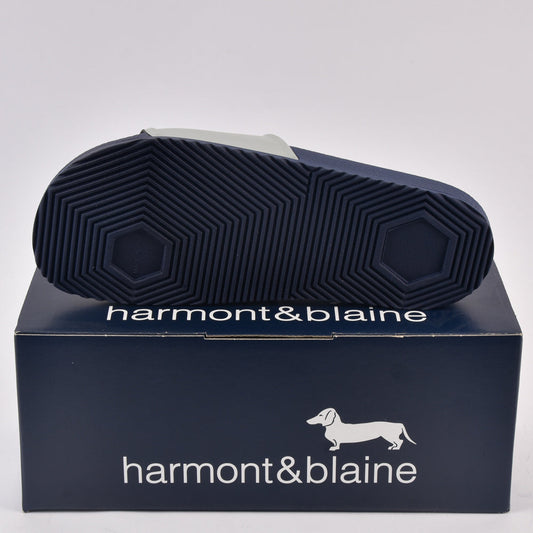 Harmont and Blaine  - Sandale de Bain LOGO GRIGIO - BLU